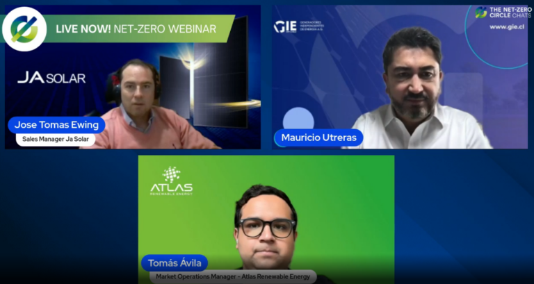 GIE presente en el webinar “Solar+Almacenamiento: el futuro del sector energético chileno”